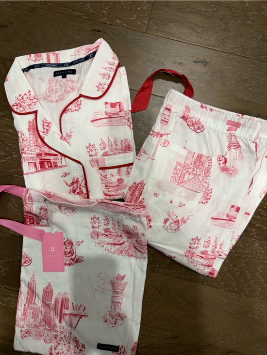 Katie Kime Other - Atlanta Toile Women's Pajama Pants Set - Stylish Comfort for Home and Sleep